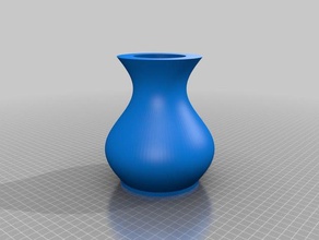 wave vase Küche Essen 3d print model - Mito3D