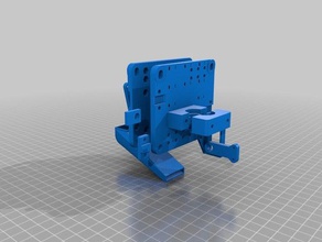 my customized hot end mount generator -for various carriages ends options 3d printer parts 3d print model - Mito3D