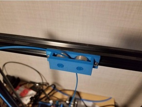 simple bearing filament guide 3d printer parts 3d print model - Mito3D