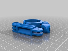 my customized gopromounts library expand 38mm camera 3d print model - Mito3D