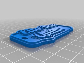 ella quin Anahtarlık özelleştirilmiş 3d print model - Mito3D