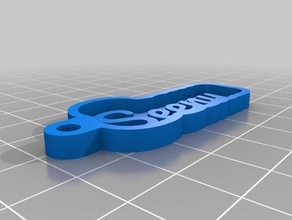 sabee2 keychains customized 3d print model - Mito3D