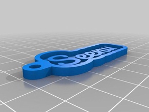 saber corrected keychains customized 3d print model - Mito3D