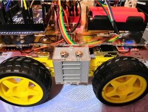 4wd chassis side support arduino diy 3d print model - Mito3D