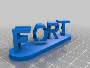 fortnite illusion Zeichen logos angepasst 3d print model - Mito3D