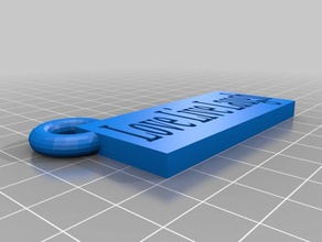 love live laugh keychain keychains inspiring quote 3d print model - Mito3D