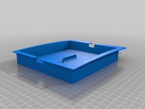 tesla model xs flat center tray automotive 3d print model - Mito3D