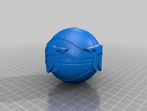 paola panther cabeça de basquete 3d impressão 3d print model - Mito3D
