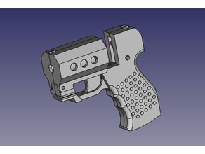 p99 pepper gun sport im freien Verteidigung defense tool Waffen peppergun self 3d print model - Mito3D