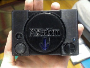 pistation retropie caso personalizzato frontalino l'elettronica playstation raspberry pi rpi 3d print model - Mito3D