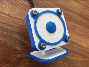 entirely 3d printed speaker engineering arduino audio magnet makeredchallenge science scienceproject sound 3d print model - Mito3D