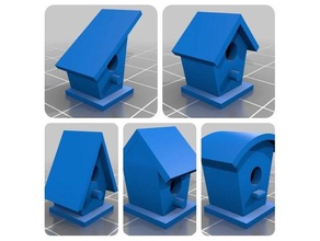wingspan birdhouses 5 different models hobby boardgame accessories games 3d print model - Mito3D