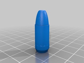 9mm dummy roundsnap-cap fully rimless sport outdoors 9x19mm dry fire dry-fire bullet snapcap 3d print model - Mito3D