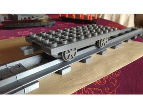 10x4 lego Çift ya da vagon uzun inşaat oyuncaklar 3d print model - Mito3D
