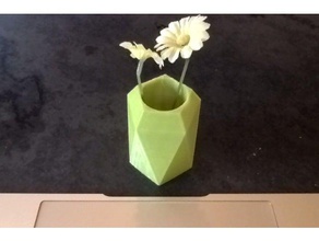 poly vazo dekor 3d print model - Mito3D