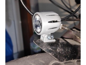 bicycle bike 3w led headlight mount other 3d print model - Mito3D