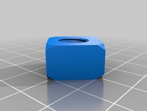 dado fittizio v2 parti personalizzato 3d print model - Mito3D