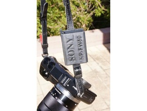 sony np-fw50 holder camera 3d print model - Mito3D