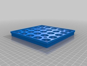 small marbleish icetray kitchen dining beads first design openscad marbles 3d print model - Mito3D