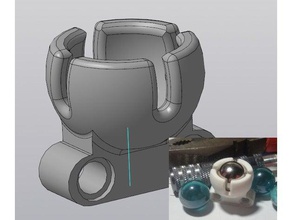 lego ev3-caster ball 16 mm Marmor Kugel in der Robotik mindstorms caster technic ev3 3d print model - Mito3D