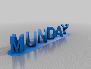 munmogscal5pad1 des signes les logos personnalisé 3d print model - Mito3D