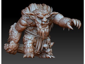 troll Kreaturen dna dnd fantasy der Miniatur monster tabletop wargame warhammer 3d print model - Mito3D