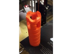 nerf supressor de flash hider brinquedos jogos barril flashhider 3d print model - Mito3D