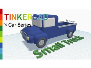 petit camion tinkercad modèles voiture eunny mini miniature jouet véhicule 3d print model - Mito3D