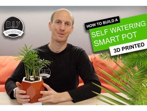 automático inteligente vaso de planta diy 3d impresso arduino auto rega em projecto ao ar livre jardim A impressão o nano jardinagem interior nsfw plantadeira alguns careca cara 3d print model - Mito3D