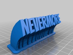 nevermore office customized 3d print model - Mito3D