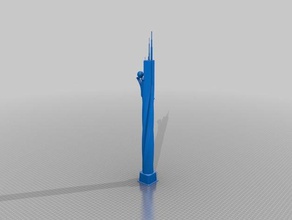 spire buildings structures 3d print model - Mito3D
