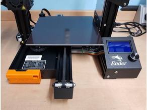 creality ender 3 pro compact adaptateur de carte sd du logement 3d l'imprimante pièces micro titulaire la sdcard 3d print model - Mito3D