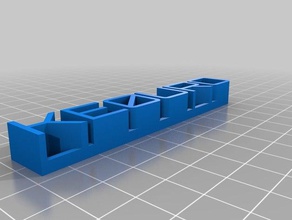 tabela heykeller özelleştirilmiş 3d print model - Mito3D