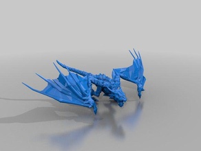 d&d copper dragon hobby 3d print model - Mito3D