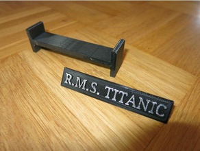 simple soporte rms titanic a escala 11000 modelos historia nave 3d print model - Mito3D
