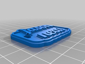 jason neas llaveros personalizado 3d print model - Mito3D