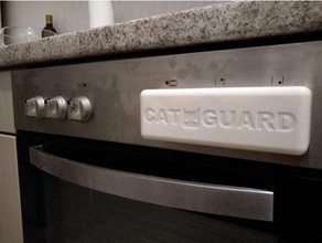 stove cat guard kitchen dining safety 3d print model - Mito3D