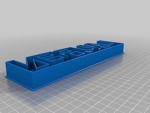 lauren cookie cutter kitchen dining customized 3d print model - Mito3D