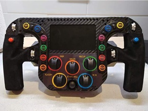 biblioteca jquery porsche 919 lmp1 volante de vídeo jogos fanatec sim racing simhub a simulação thrustmaster 3d print model - Mito3D
