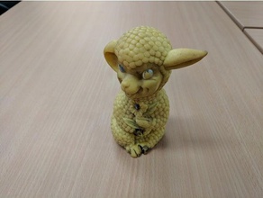 agneau antique jouet décor vieux 3d print model - Mito3D