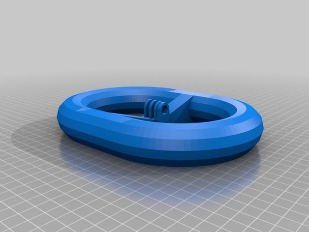 go pro flottant mont caméra 3D print model - Mito3D