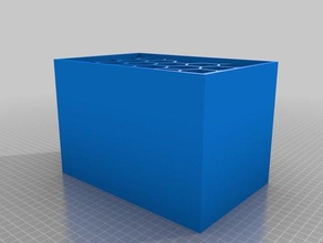 hexwire wire storage containers 3d print model - Mito3D