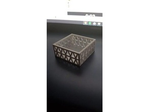 jewelry openwork box household supplies 3d print model - Mito3D
