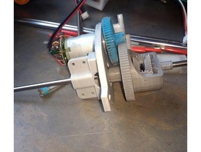 gearbox differential rc vehicles motor 3d print model - Mito3D