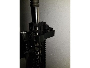 ar15 di montaggio a parete 3d la stampa ar pistola roba 3d print model - Mito3D