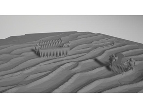 pettinatura deserto catan piastrelle giochi settlersofcatan i coloni di le palle spazio balle spaziali 3d print model - Mito3D