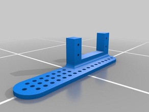 servo mount de l'électronique support cadre montage 3d print model - Mito3D