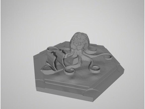 kraken ocean tile catan 3d games pieces settlers 3d print model - Mito3D