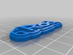 rod Anahtarlık özelleştirilmiş 3d print model - Mito3D