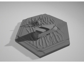 desert sarlacc pit catan tile games 3d jabba hutt settlers starwars 3d print model - Mito3D